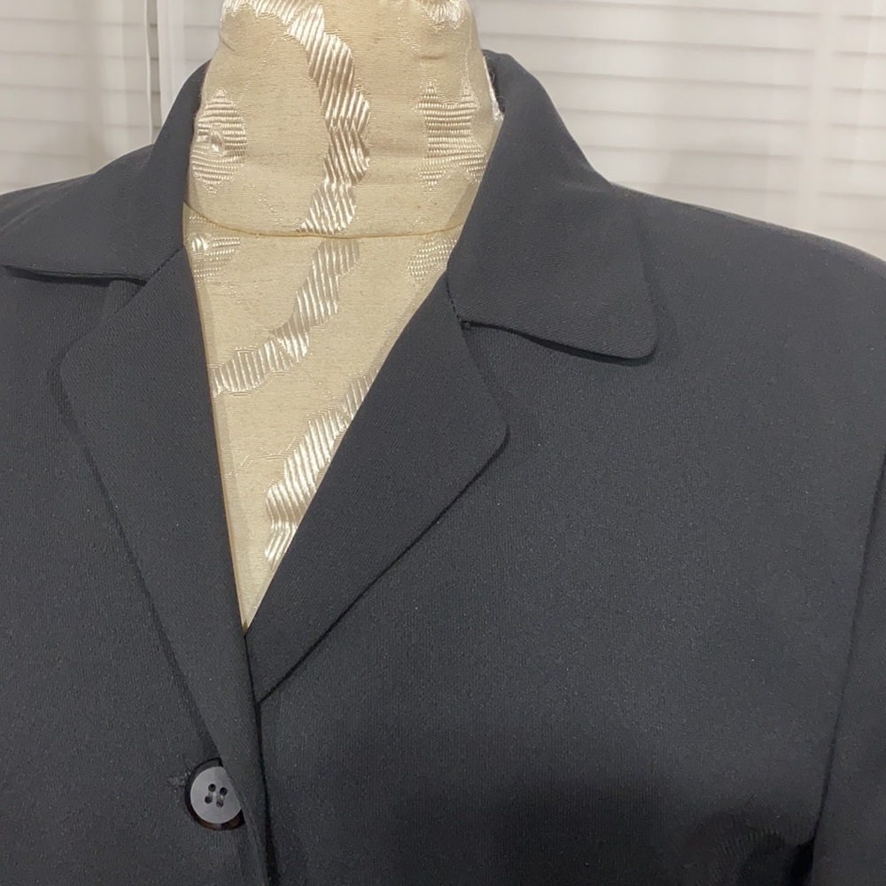 Michele Petite black blazer size 6 - Picture 6 of 10